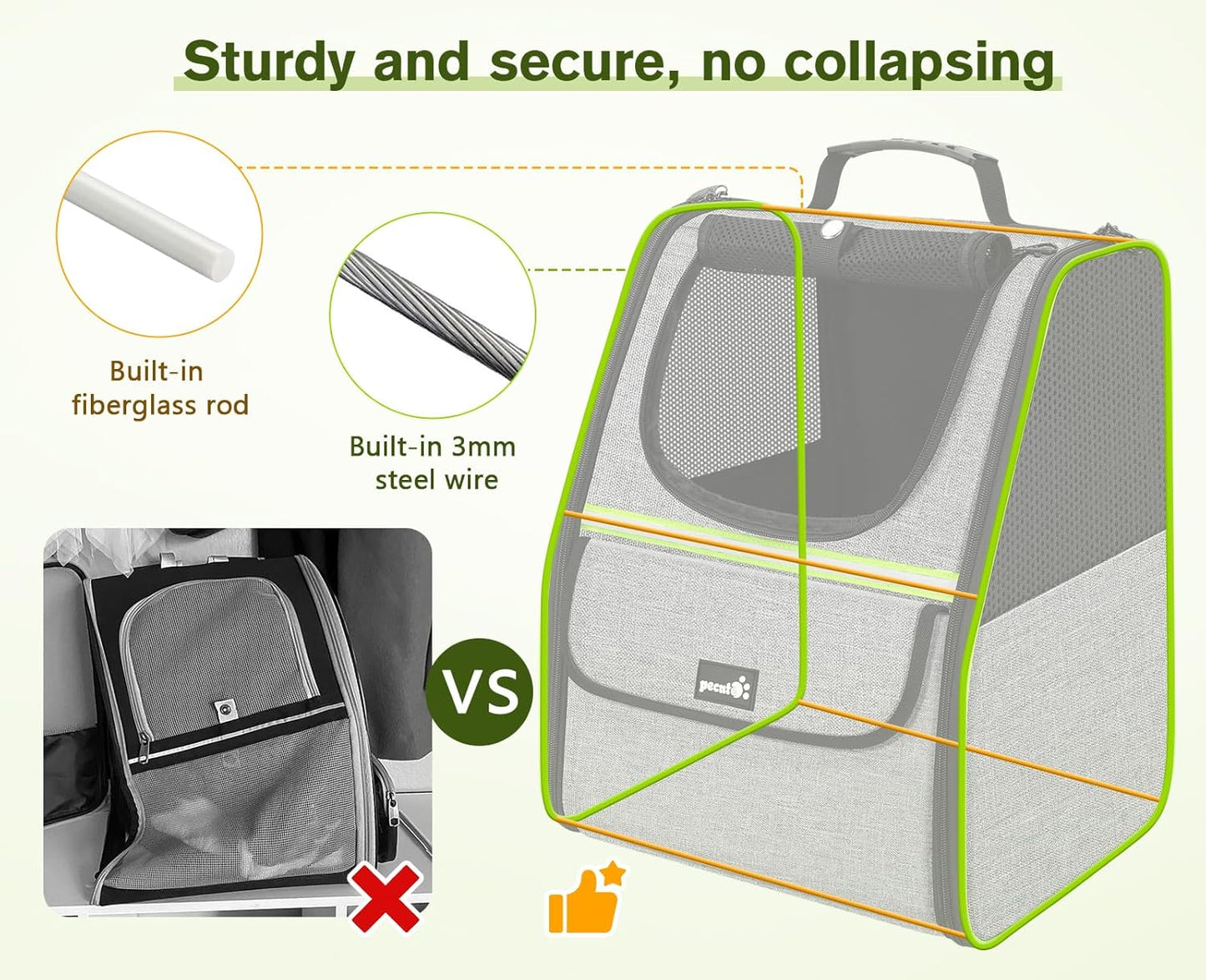 Cat and Dog Backpack Carrier