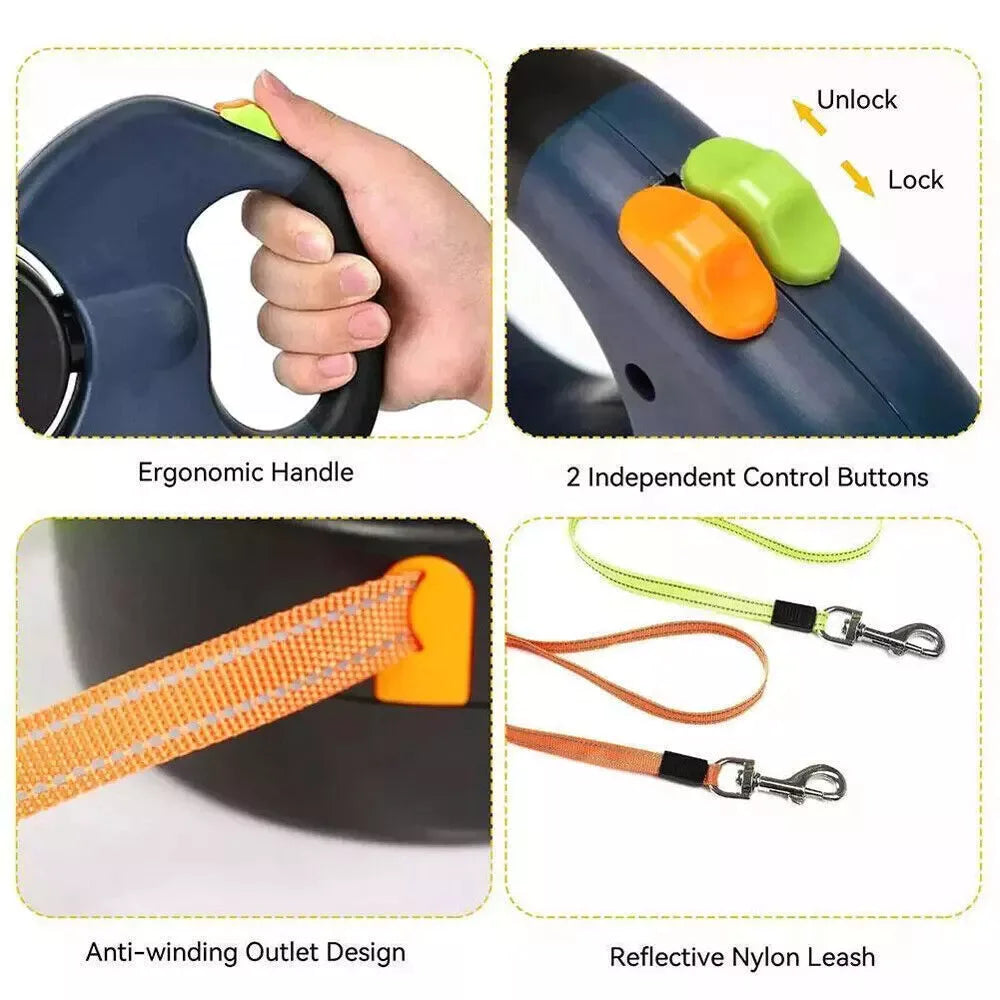 Tangle Free Dual Pet Leash