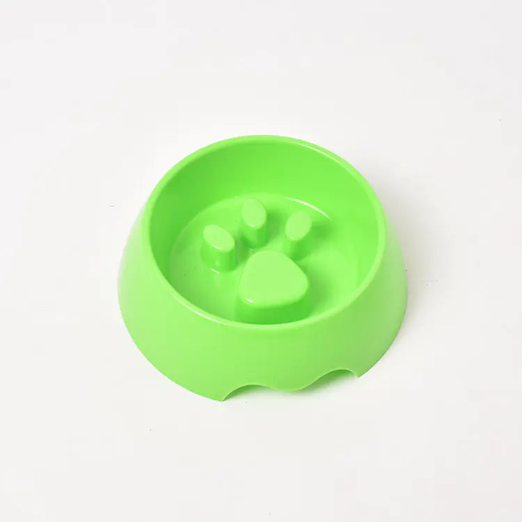 Thickened Plastic Anti-Choke Slow Feed Bowl