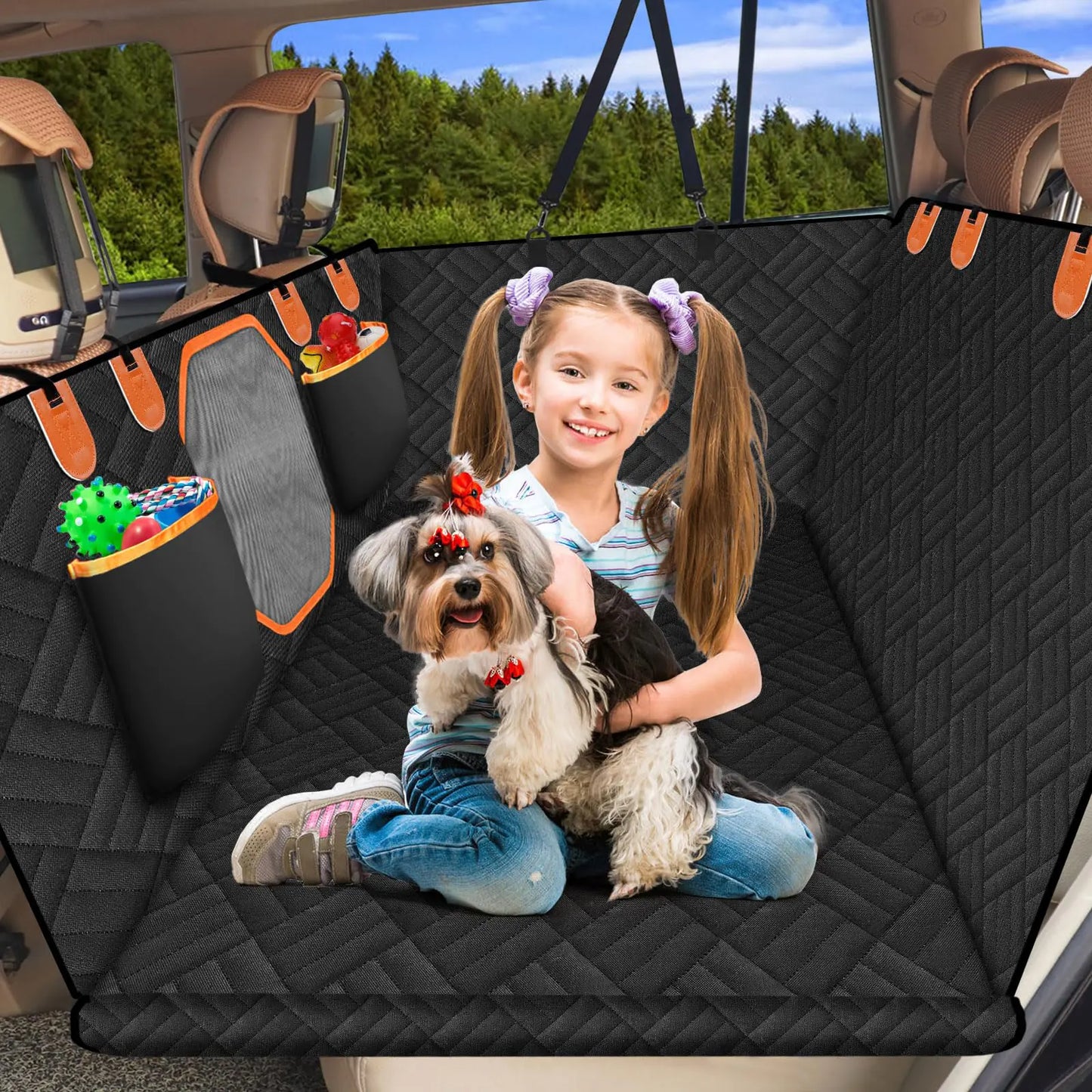 Dog Hard Bottom Car Seat Cover