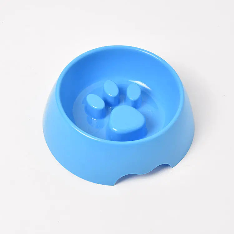 Thickened Plastic Anti-Choke Slow Feed Bowl