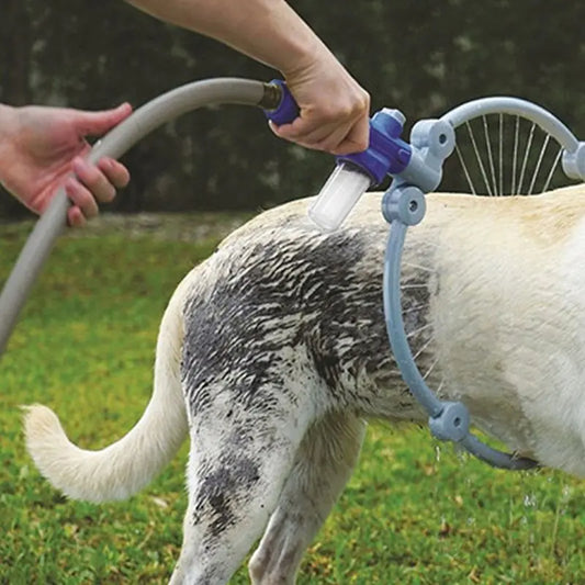360-Degree Pet Bathing Tool with Foldable Hose