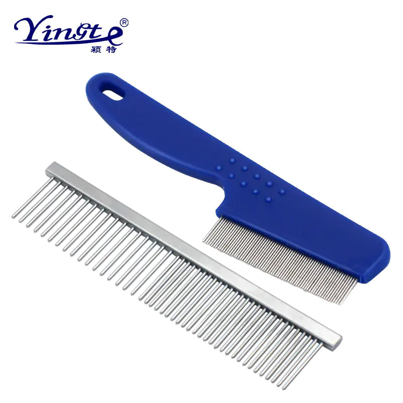 Pet Grooming Travel Set with Brushes and Nail Clipper