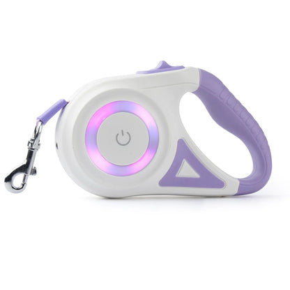 Automatic Retractable Dog Leash With Light