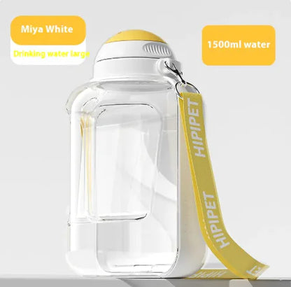 2-in-1 Pet Water & Food Bottle