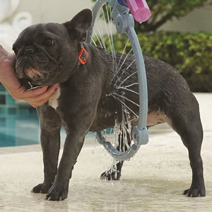 360-Degree Pet Bathing Tool with Foldable Hose