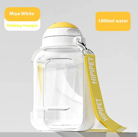 2-in-1 Pet Water & Food Bottle