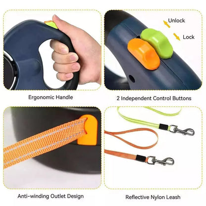 Tangle Free Dual Pet Leash