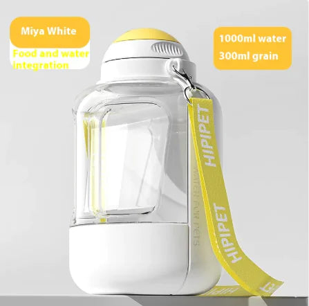 2-in-1 Pet Water & Food Bottle