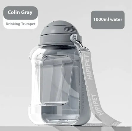 2-in-1 Pet Water & Food Bottle