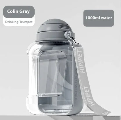 2-in-1 Pet Water & Food Bottle