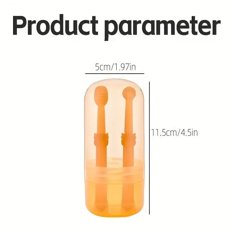 Cat and Dog Finger Toothbrush Set